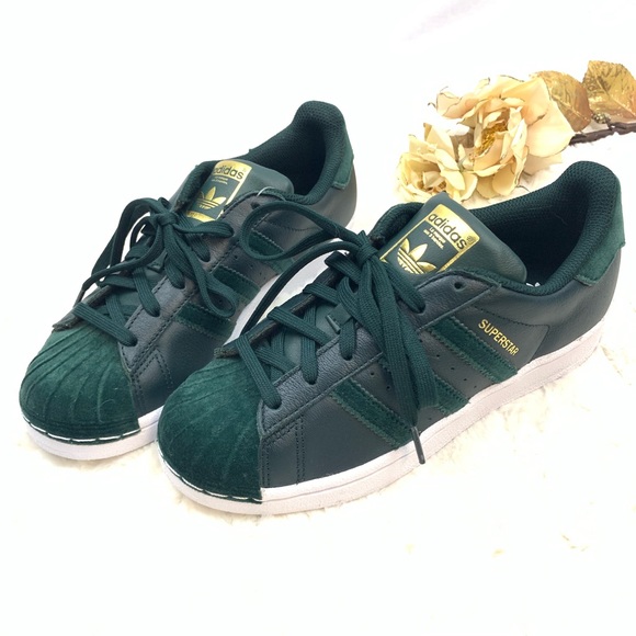 adidas green velvet shoes